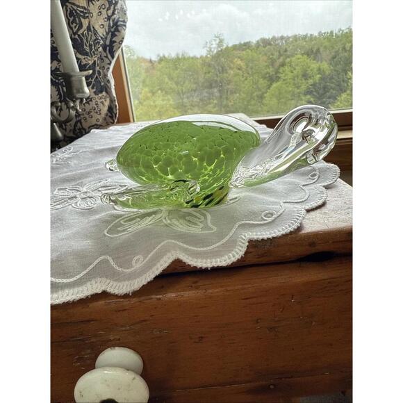 Murano Style Sea Turtle Glass Paperweight Figurine Hand Blown EUC 5.5x4.5” - Picture 5 of 6